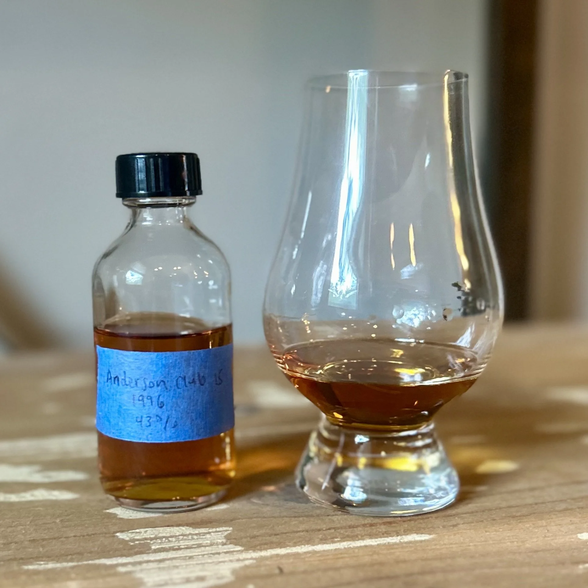 Review #736 - Anderson Club 15 Year Bourbon (1996) — Me, My Wife